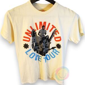 Red Hot Chili Peppers Unlimited Love Tour T-Shirt Small RHCP Flea Hip Graphic